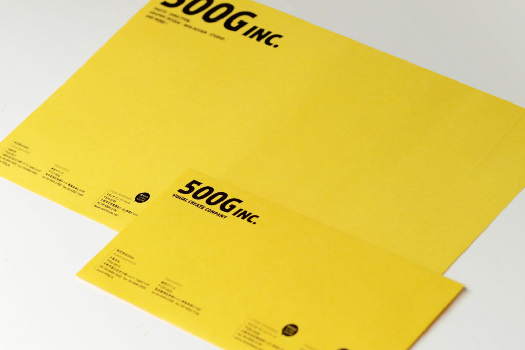 株式会社イースタンインクによる制作プロダクションの封筒デザイン事例
